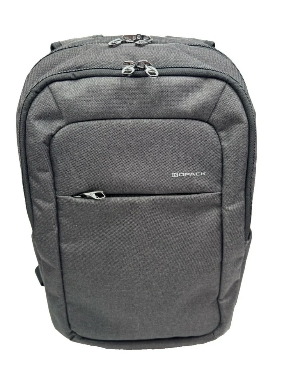 Kopack Laptop Computer Professional Slim Commuter Backpack Dark Gray Padded Bag